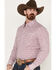 Image #2 - Wrangler 20x Men's Paisley Print Long Sleeve Pearl Snap Western Competition Shirt, Pink, hi-res