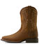 Image #2 - Ariat Boys' Deer Ridge Performance Western Boots - Broad Square Toe, Distressed Brown, hi-res