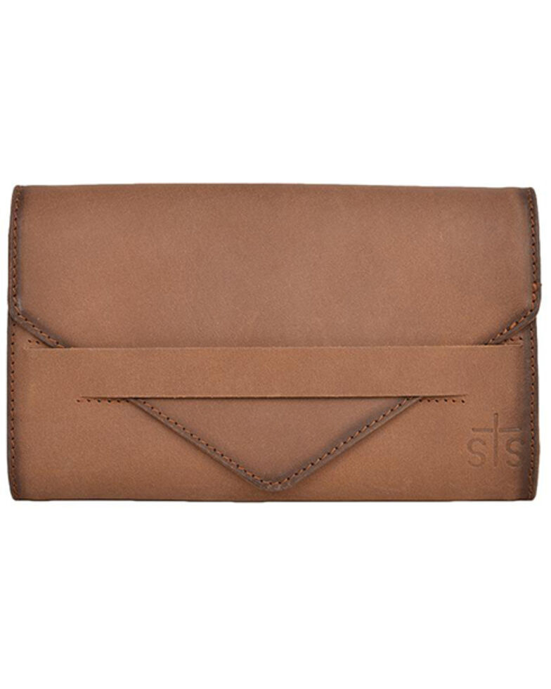 STS Ranchwear Women's Silo Wallet, Distressed Brown, hi-res