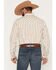 Image #4 - Cody James Men's Trigger Striped Print Long Sleeve Snap Western Shirt, Cream, hi-res