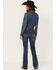 Image #3 - Wrangler Women's Medium Wash Retro Mae Jeans , Blue, hi-res