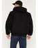 Image #4 - Carhartt Men's Flannel Lined Loose Fit Firm Duck Active Jacket, Black, hi-res