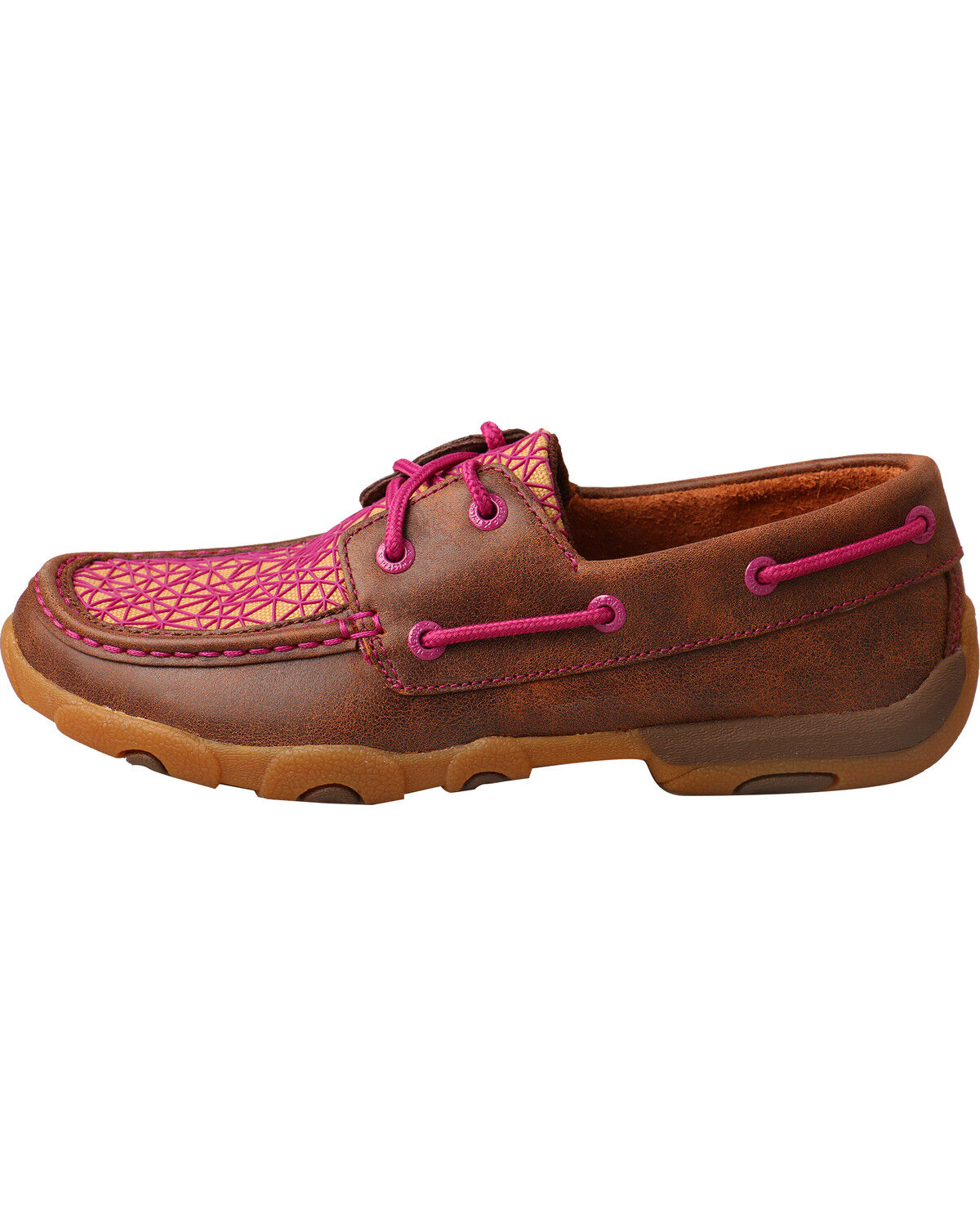 twisted x pink driving mocs
