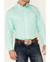 C‌inch Men's Solid Long Sleeve Button Down Western Shirt, Green, hi-res