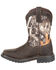 Image #3 - Rocky Boys' Ride FLX Waterproof Western Work Boots - Soft Toe, Brown, hi-res