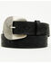 Image #2 - Shyanne Women's Everly Southwestern Embossed Sunrise Buckle Belt, Black, hi-res