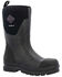 Image #1 - Muck Boots Women's Chore Classic Mid Waterproof Rubber Boots - Steel Toe , Black, hi-res