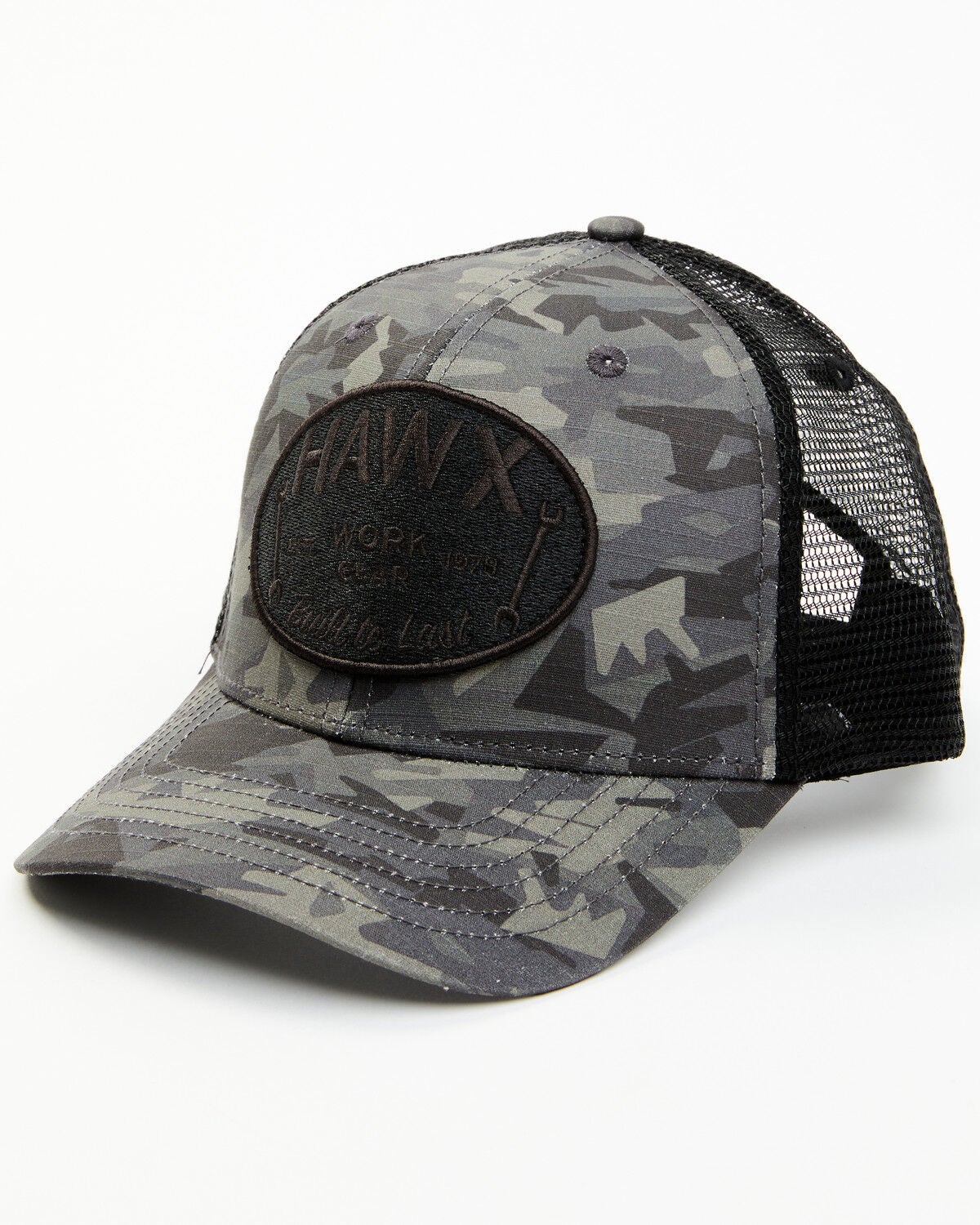 Hawx Men's Camo Print Oval Patch Ball Cap, Camouflage, hi-res