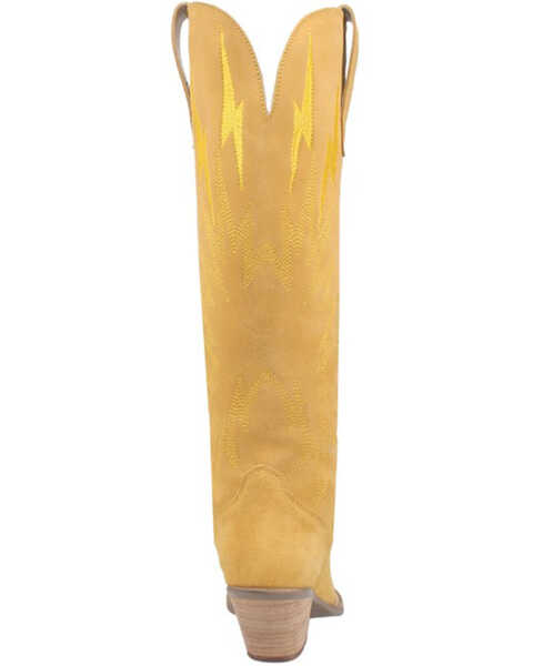 Image #5 - Dingo Women's Thunder Road Western Performance Boots - Pointed Toe, Green, hi-res