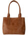 STS Ranchwear By Carroll Women's Yipee Kiyay Tote Bag, Brown, hi-res