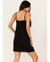 Image #4 - Idyllwind Women's Barbie Lace Fringe Mini Dress , Black, hi-res