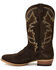 Dan Post Men's Becker Western Boots - Medium Toe, Dark Brown, hi-res