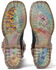 Image #2 - Tin Haul Women's Lone Flower Western Boots - Broad Square Toe, Brown, hi-res