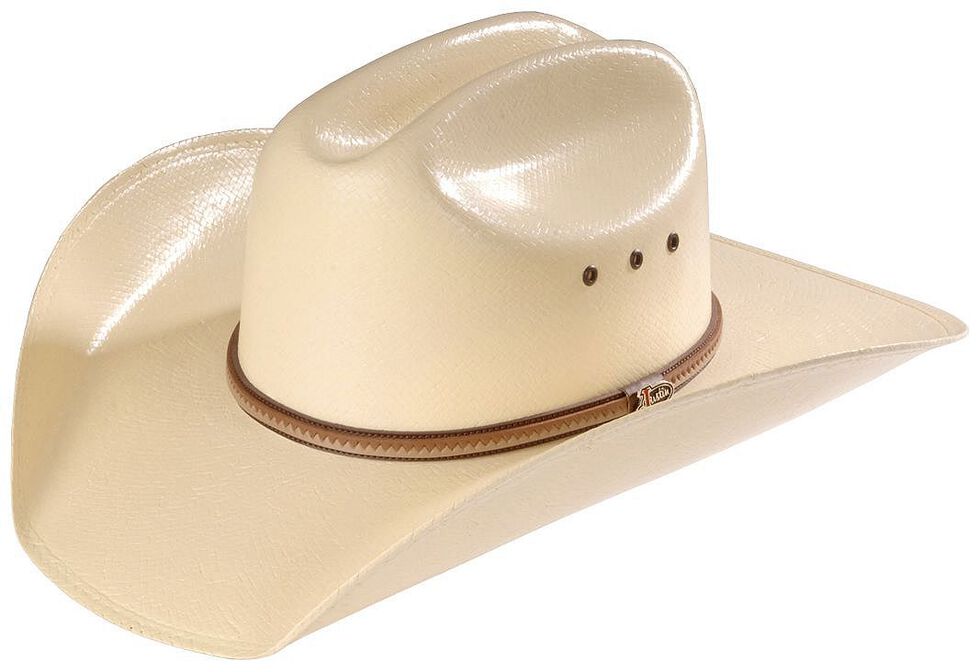 Justin Men's 10X La Grange Straw Cowboy Hat, Natural, hi-res