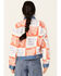 Image #4 - Wrangler Women's Blue Jean Lady Printed Denim Jacket, Red/white/blue, hi-res
