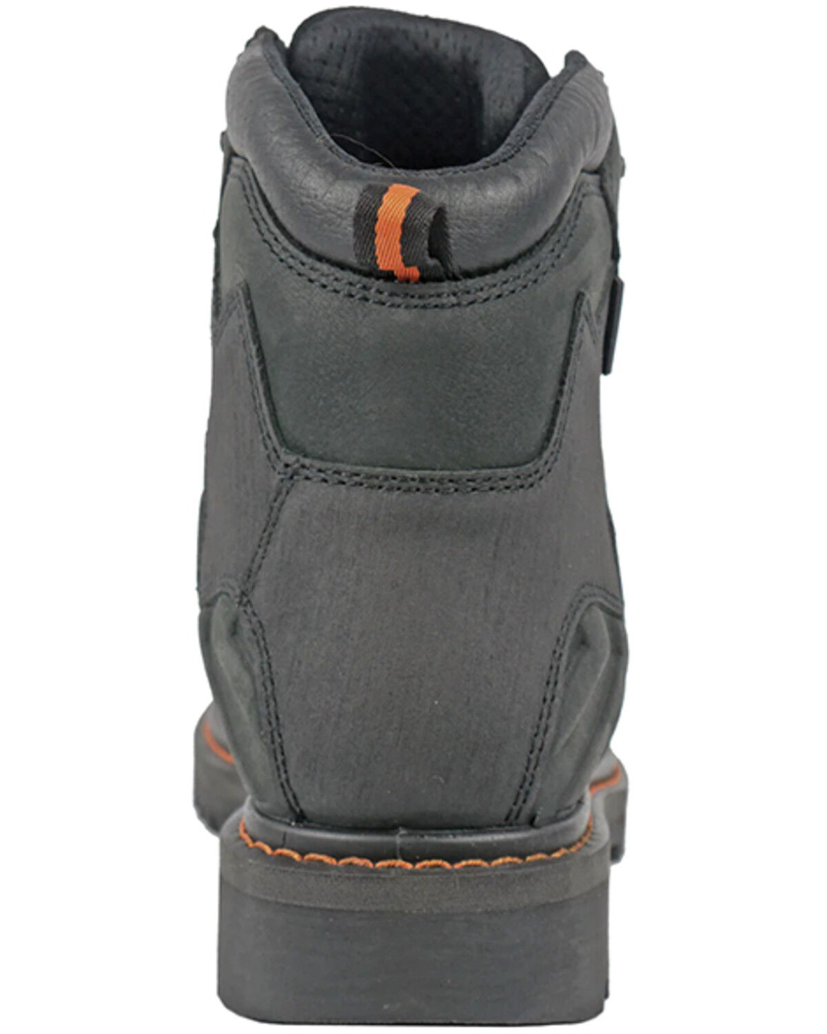 Image #5 - Hoss Men's Bronc 6" Lace-Up Waterproof Work Boots - Composite Toe, Black, hi-res