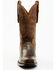 Moonshine Spirit Men's Pancho Tooled Western Boots - Square Toe, Brown, hi-res