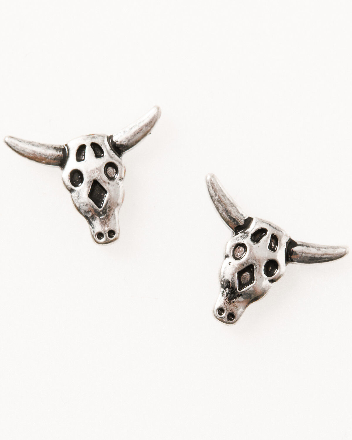 Image #5 - Shyanne Women's 6-piece Silver & Turquoise Longhorn Dreamcatcher Earrings Set, Silver, hi-res