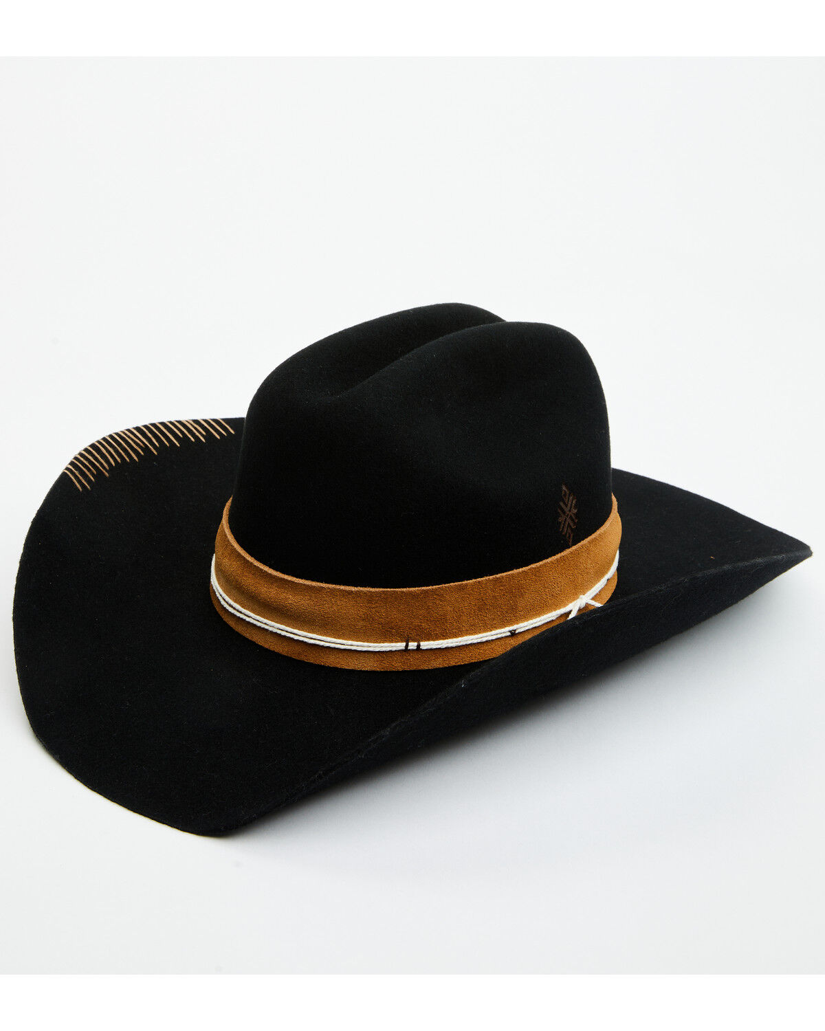 Image #1 - Idyllwind Women's Terranova Felt Cowboy Hat, Black, hi-res