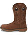 Justin Men's Rush Barley Western Work Boots - Soft Toe, Brown, hi-res