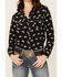 Image #2 - RRR Women's Bucking Horse Print Long Sleeve Snap Western Shirt, Black, hi-res