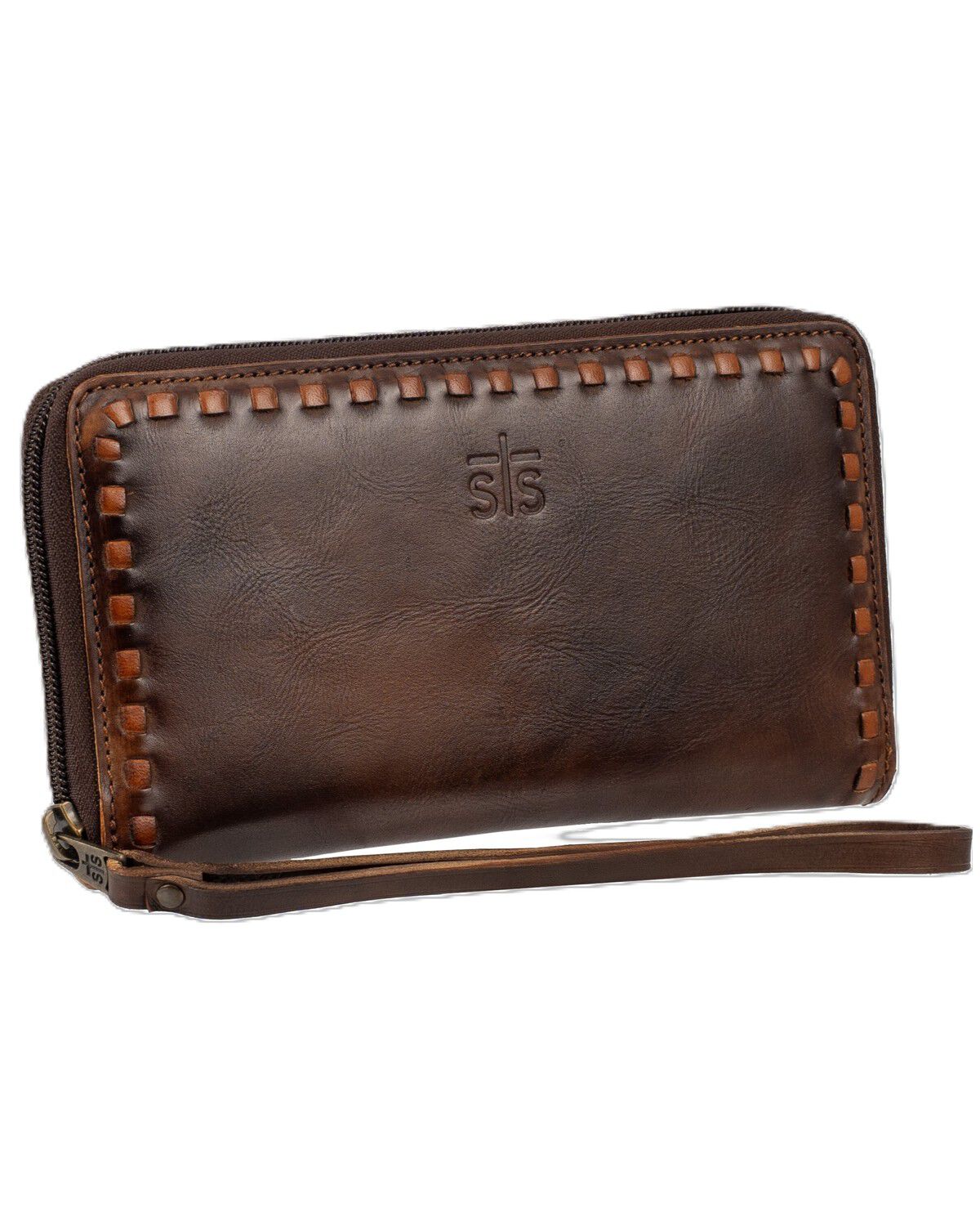 STS Ranchwear by Carroll Women's Bandera Berkley Bifold Wallet, Chocolate, hi-res