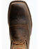 Double H Men's Malign Waterproof Performance Western Roper Boots - Broad Square Toe , Brown, hi-res