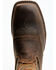 Double H Men's Malign Waterproof Performance Western Roper Boots - Wide Square Toe , Brown, hi-res