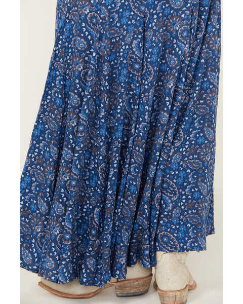 Image #3 - Idyllwind Women's Garrison Printed Maxi Skirt , Steel Blue, hi-res