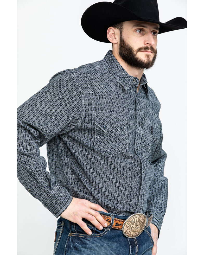 Moonshine Spirit Men S Tex Mex Floral Geo Print Long Sleeve