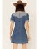 Wrangler Women's Punchy Dress, Blue, hi-res