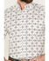 Image #3 - Ariat Men's Otto Southwestern Print Short Sleeve Button-Down Western Shirt, White, hi-res