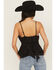 Image #4 - Originality Women's Emma Sleeveless Tie-Back Top, Black, hi-res
