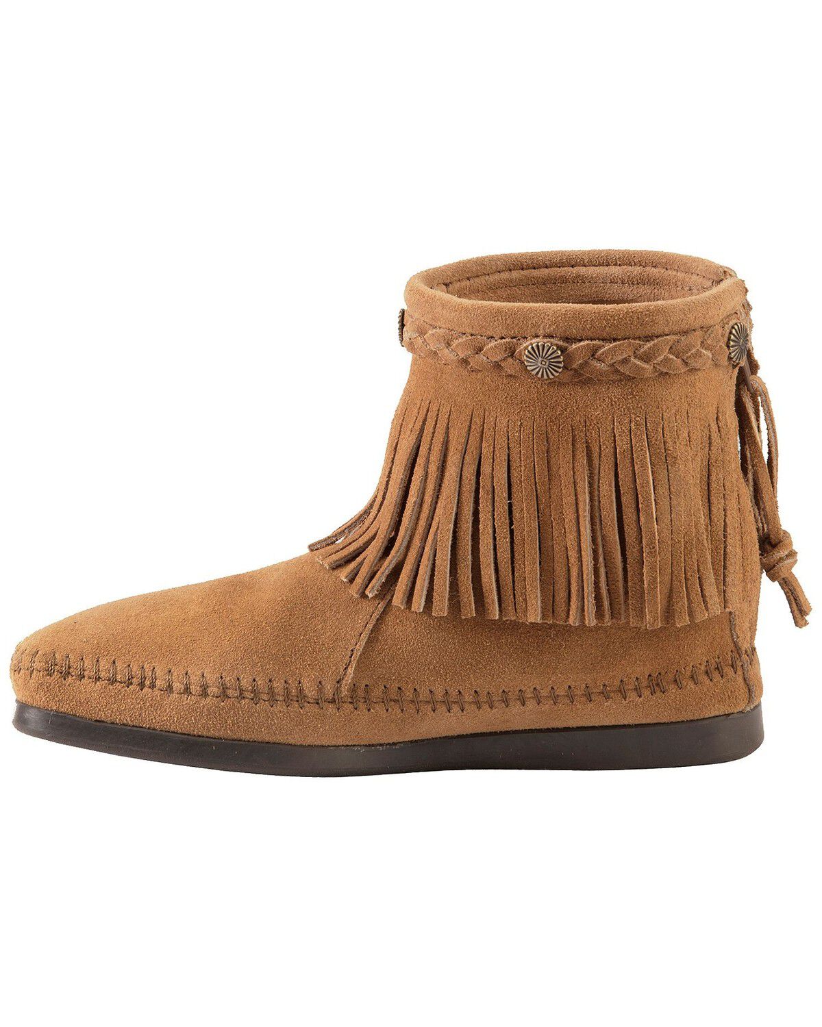 taupe moccasins