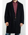 Image #4 - Cripple Creek Men's Black Wool Melton Overcoat, , hi-res