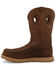 Image #3 - Twisted X Men's Pull-On Wedge Sole Waterproof Work Boot - Soft Toe, Brown, hi-res
