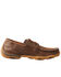 Twisted X Women's Woven Driving Shoes - Moc Toe, Brown, hi-res