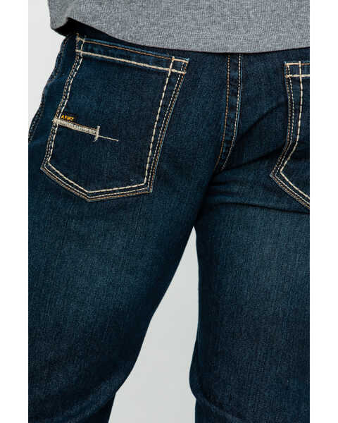 Image #10 - Ariat Men's Rebar M4 DuraStretch Fashion Boot Cut Jean, Denim, hi-res