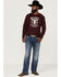 Image #2 - Cody James Men's Cow Country Rodeo Graphic T-Shirt , Burgundy, hi-res