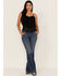 Idyllwind Women's Briarwick Fringe Tank Top, Black, hi-res