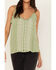 Shyanne Women's Beaded Cami, Sage, hi-res
