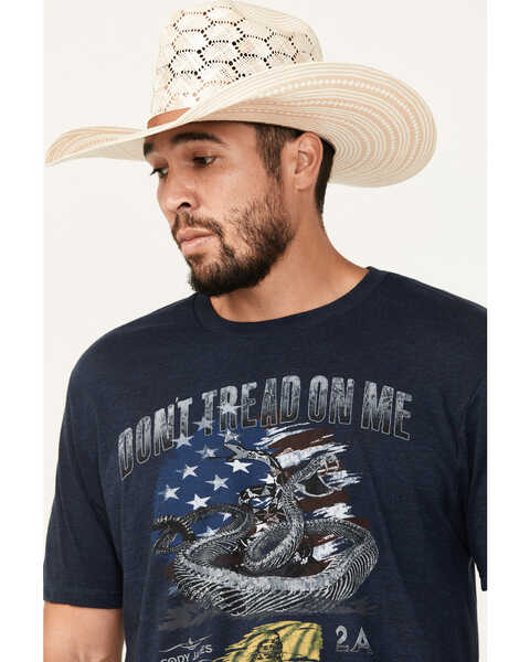 Cody James Men's Tread On Me Short Sleeve Graphic T-Shirt, Navy, hi-res