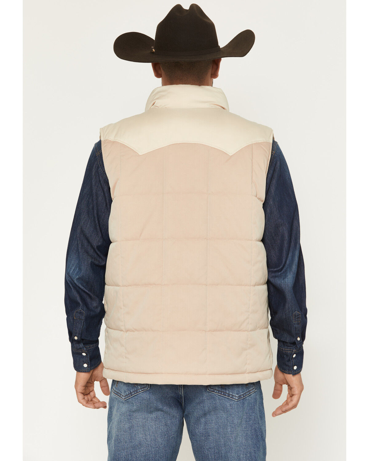 Image #4 - Kimes Ranch Men's Muir Trail Quilted Zip Vest, Khaki, hi-res