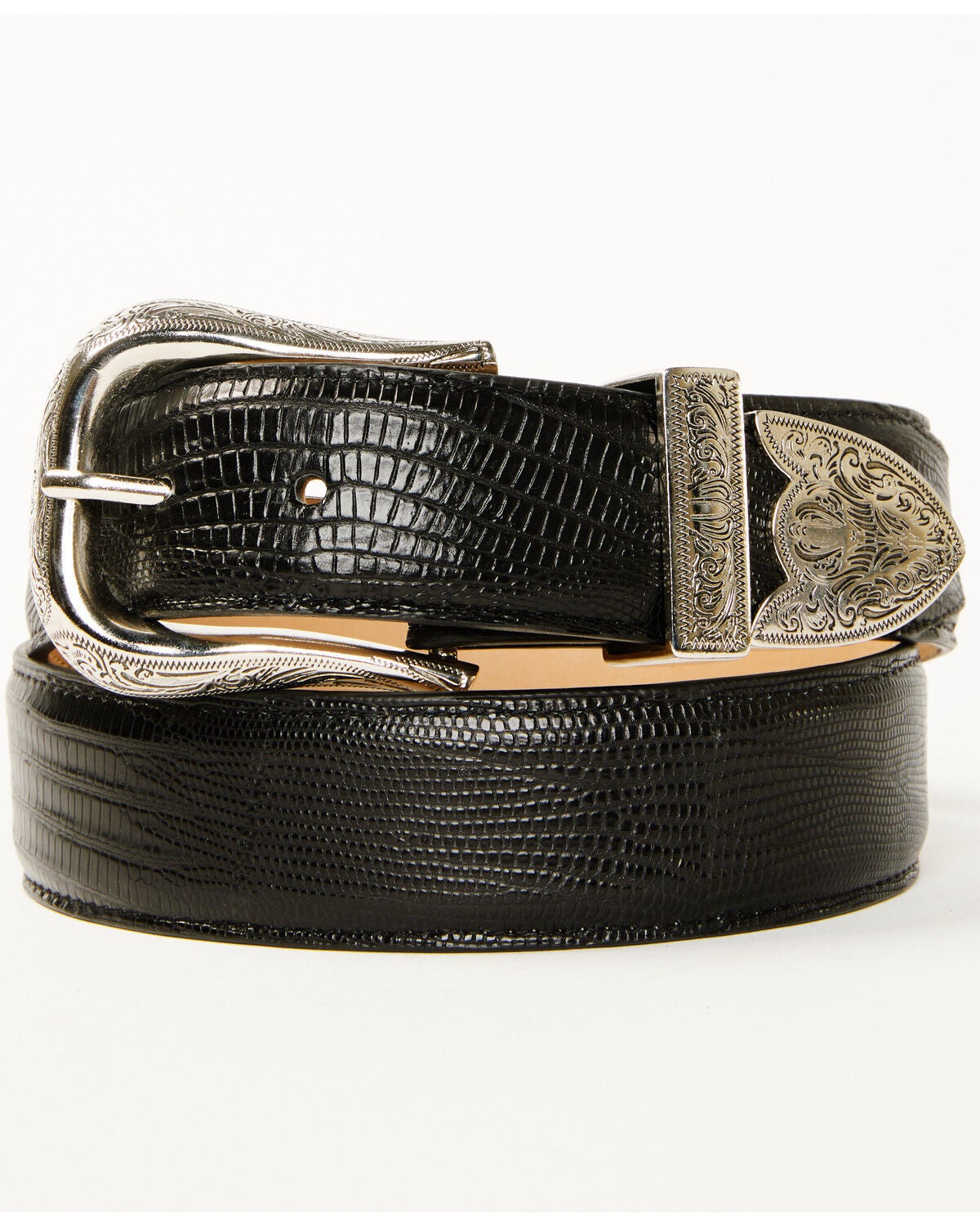 Cody James Black 1978™ Men's Exotic Lizard Leather Belt