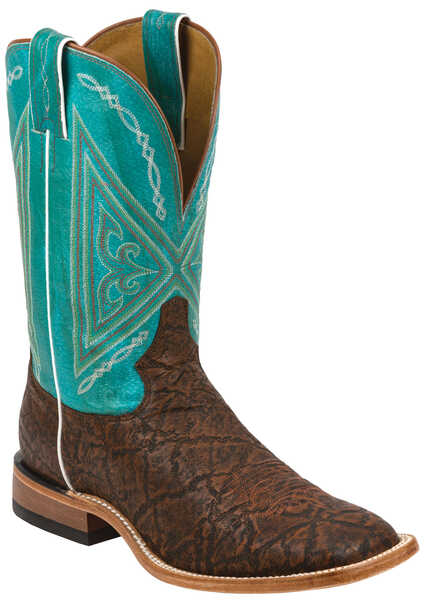 Image #1 - Tony Lama Cognac Dakota Bluff Cowboy Boots - Square Toe , , hi-res