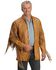 Kobler Zapata Fringed Leather Jacket, Beige, hi-res