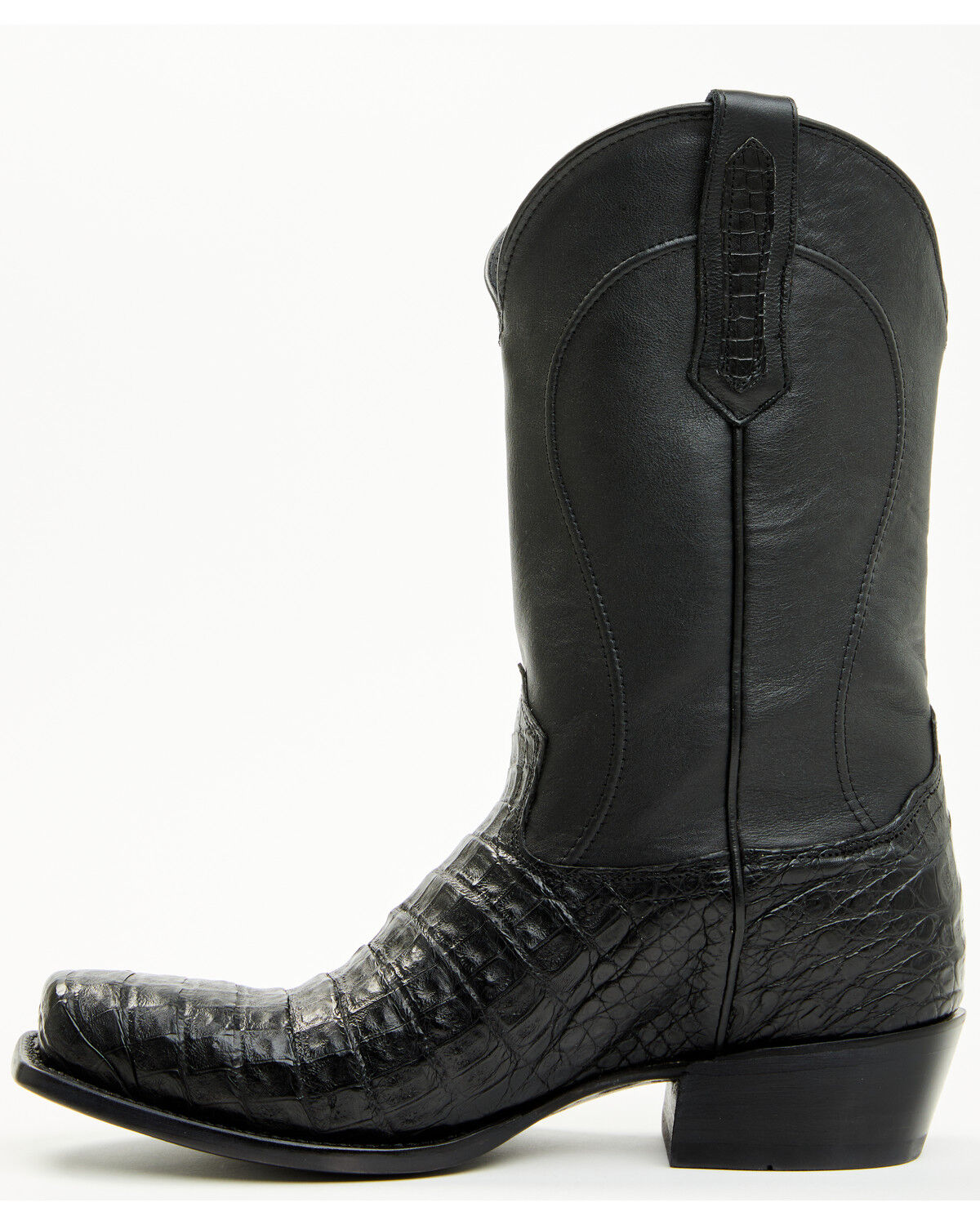 Image #3 - Cody James Black 1978® Men's Mason Exotic Caiman Belly Western Boots - Square Toe, Black, hi-res