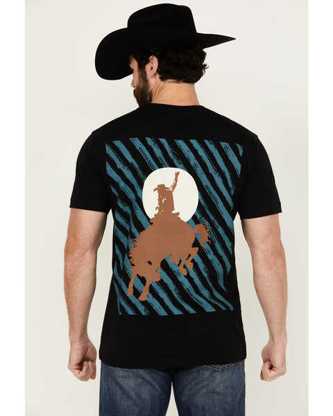 Image #4 - RANK 45® Men's Grip On Short Sleeve Graphic T-Shirt , Black, hi-res