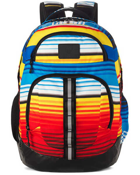 Image #1 - Ariat Serape Striped Adjustable Strap Backpack, Multi, hi-res