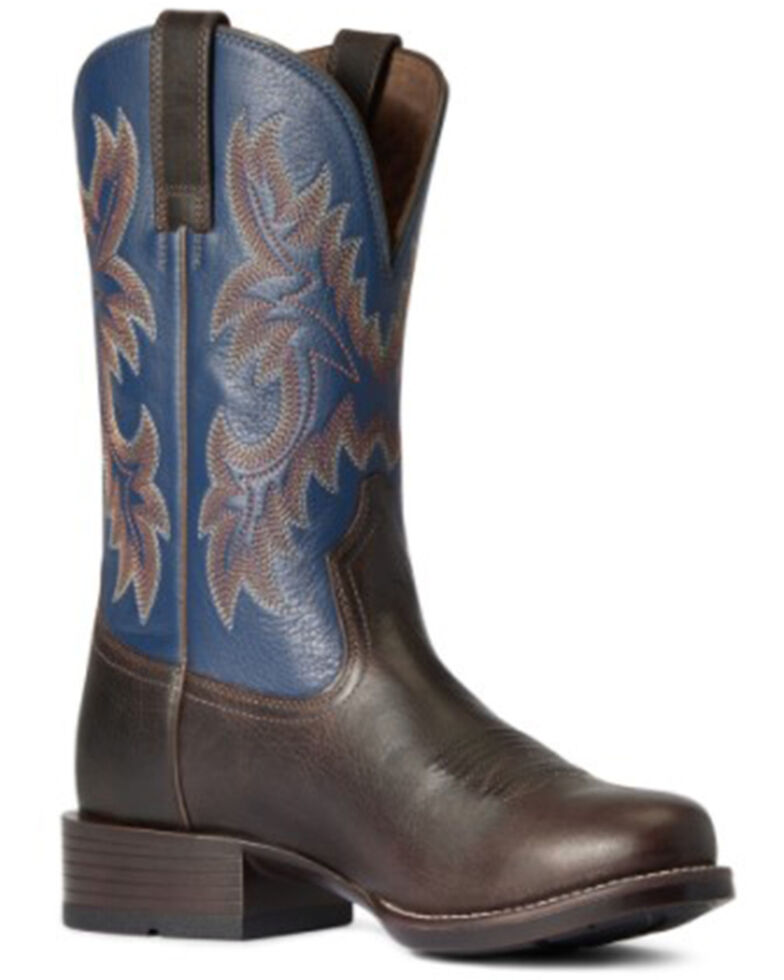 Ariat Men's Ultra Wicker Western Boots - Round Toe, Brown, hi-res